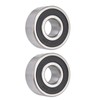 2Pcs Double Row Ball Bearing High Speed Operation Excellent Manufacture