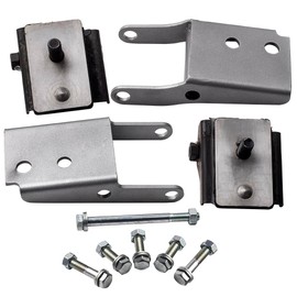 maXpeedingrods Engine Motor Mount Brackets for Dodge Conversion 1966-1972 B Body C Body