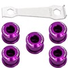 YBEKI Chainring Bolts for Road MTB Bicycle Single Chainring and