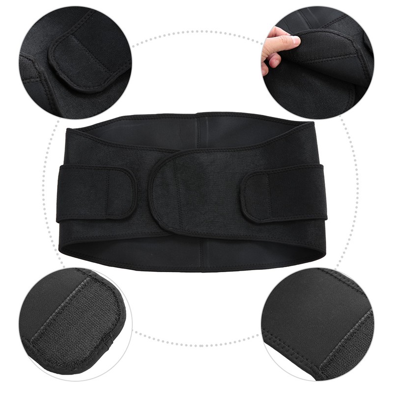 Belt Adjustable Waist Support Brace Fitness Gym Lumbar Back Waist