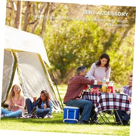 Kisangel 10pcs Adjustable Tent Stakes Tent Pegs for Camping Lightweight Accessories for Hard Ground and Wind Resistance Outdoor Use