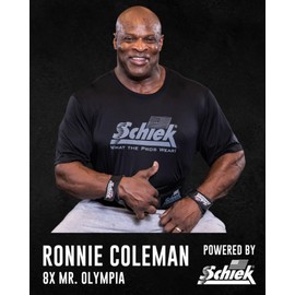 Schiek Sports Ronnie Coleman 4004 Weightlifting Belt - Limited Edition Yeah Buddy - 4 Inch Carbon Fiber and Nylon Material Lifting Belt