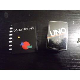 unos and colorforms 2 NEW Worlds smallest classic real working toys COLORFORMS & UNO CARDS