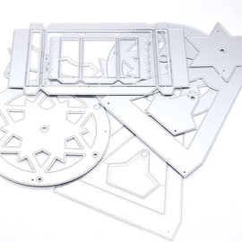 KSCRAFT 3D Ferris Wheel Metal Cutting Dies Stencils for DIY Scrapbooking Decorative Embossing DIY Paper Cards