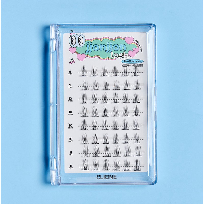 Clione 1+1 Clione no-glue eyelash strand eyelash attachment self-under attachment