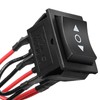 QTEATAK DC 12V 10A 6 Pin 3 Position (ON)-Off-(ON) AC
