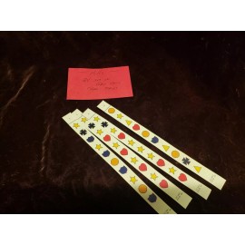 MILLS QT REPLACMENT REEL STRIPS ANTIQUE SLOT MACHINE IRON CROSS REEL STRIPS