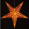 Mosaic Paper Star Lantern with 12 Foot Power Cord Included