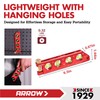 ARROW 6.3-Inch Torpedo Level, Magnetic Leveler with 0°/30°/45°/90° Bubbles, Top-view