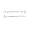 PACK OF TWO Sterling Silver Extension Chains 50mm (approx. 2")