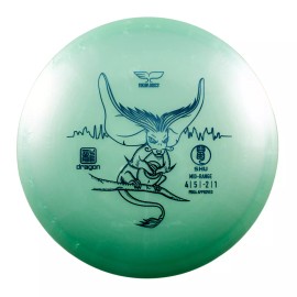 Yikun Discs - SHU - 4 Speed, Easy To Throw, Understable Disc Golf Midrange - Dragon Line (Green)