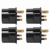 4PCS to Conversion Plug Grounding 2 Pin to 3 Pin