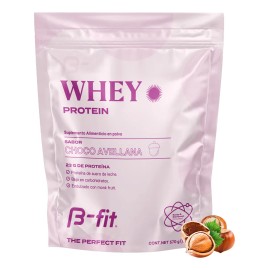 B-FIT B Proteína Whey Protein Choco Avellana 570g 19 Servicios