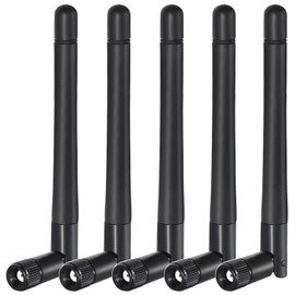 GTIWUNG 5 Stück WLAN Antenne, 2.4G/5G Dualband WiFi Antenne, RP-SMA Stecker Antenne, für WLAN-Router, USB-Adapter, Sicherheits-IP-Kamera, FPV-Kameramonitor