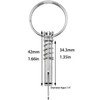 Bxian 2PCS Silver Marine Grade 316 Stainless Steel Quick Release
