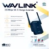 Wavlink Wi-Fi 300Mbps Range Extender Repeater - Black - New