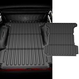 Ram 1500 5.7FT Truck Bed Mat - AOMSAZTO Bed Liner Compatible with 2009-2024 2025 Dodge Ram 1500 5'7" Short Bed | Custom Fit All Weather Truck Cargo Bed Liner for Dodge 2025 Ram 1500, Black