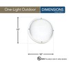 Sea Gull Lighting 83057-15 Bayside One-Light Outdoor Wall / Ceiling