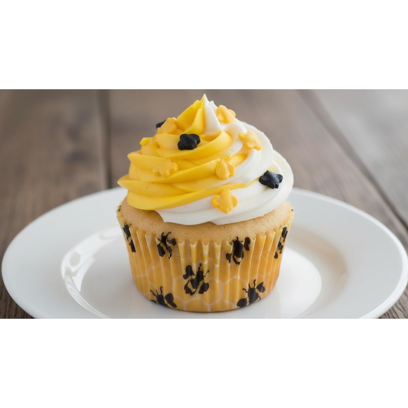 NCS Bumble Bee Shaped Edible Sprinkles – Black & Yellow