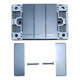 CL Placa Armada De 3 Apagadores De Escalera Interruptor Deluxe