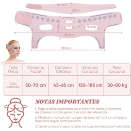 Faja Papada Facial Lifting 2 en 1 (Faja de Rostro y Banda Frontal)