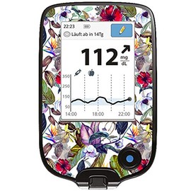 Diasticker Freestyle Libre Gauge Sticker (Wild Flowers)