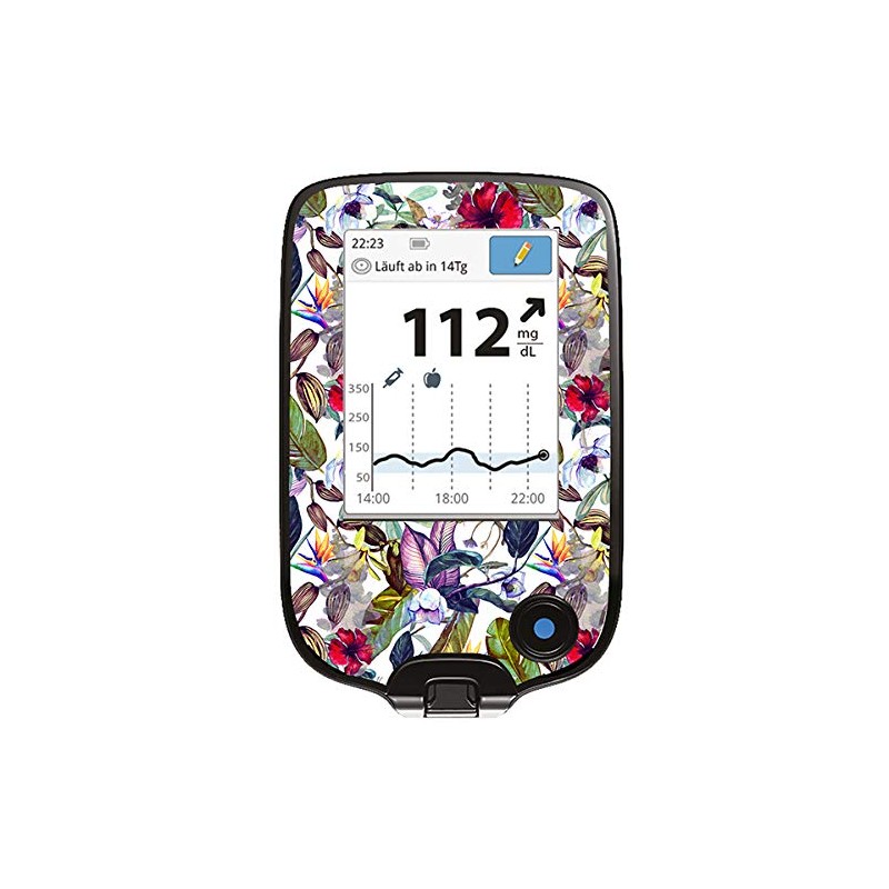 Diasticker Freestyle Libre Gauge Sticker (Wild Flowers)