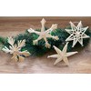 Annastore Hanging Straw Stars, Various Sizes - Straw Stars, Tree