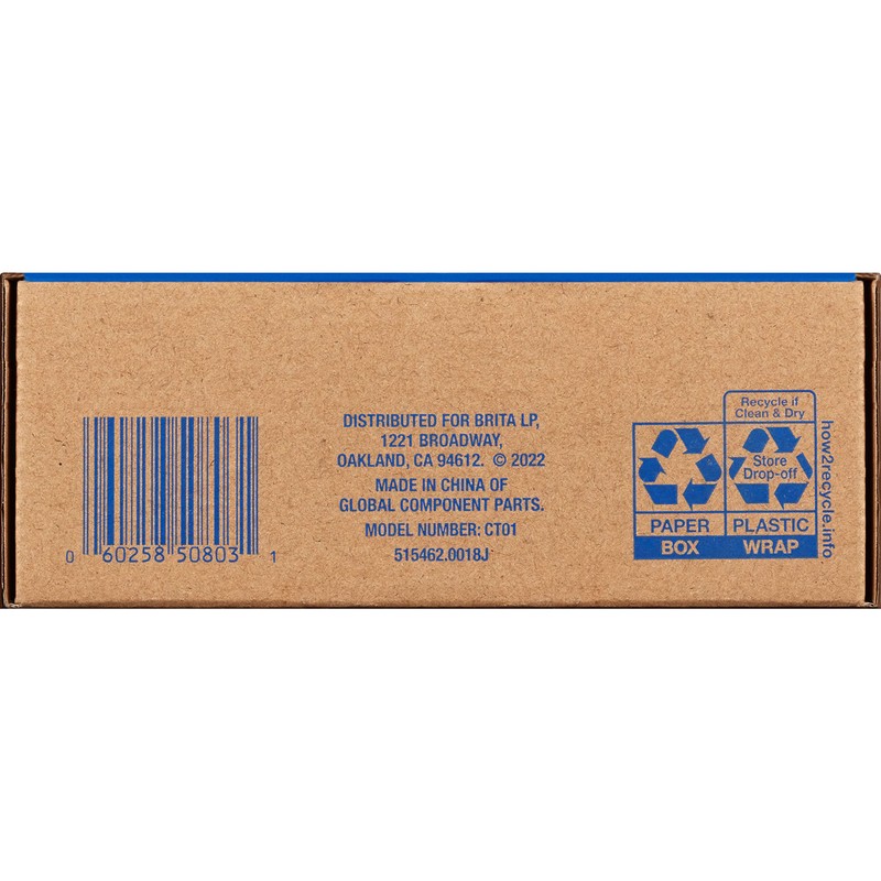 Brita Hub Replacement Water Filter, BPA-Free, Replaces 900 Plastic Water