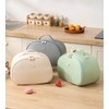KEAIDUO Insulated Lunch Bag for Women, PU Leather Lunch Cooler