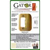 GATOR Door Latch Restorer - Strike Plate (Bright Brass)