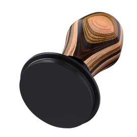 Normcore 53.3mm Coffee Tamper V4, Spring Loaded Tamper with Titanium PVD Coating Flat Base, Espresso Tamper Fits 54mm Breville Sage Portafilters, Colorful Wood Handle