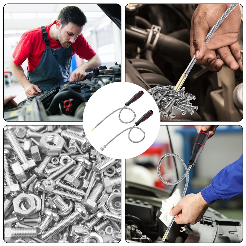 Magnetic Pickup Tool,Extendable Magnetic,Telescopic Magnet Stick Grabber Wand,Garage and Mechanic