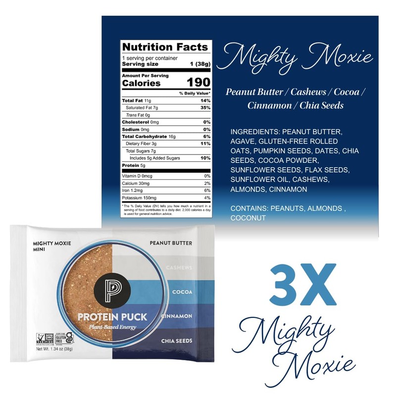 Protein Puck Vegan Plant based Protein Bar – Natural Healthy