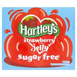 Hartley's Strawberry Flavour Jelly Sugar Free 12x23g