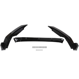 QUALINSIST Front Bumper Lip Splitter Spoiler Wing Exterior Accessories for 2020 for NISSAN Slyphy (sentra)
