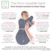 SwaddleDesigns 6-Way Omni Swaddle Sack Arms Up Swaddle for Newborn,