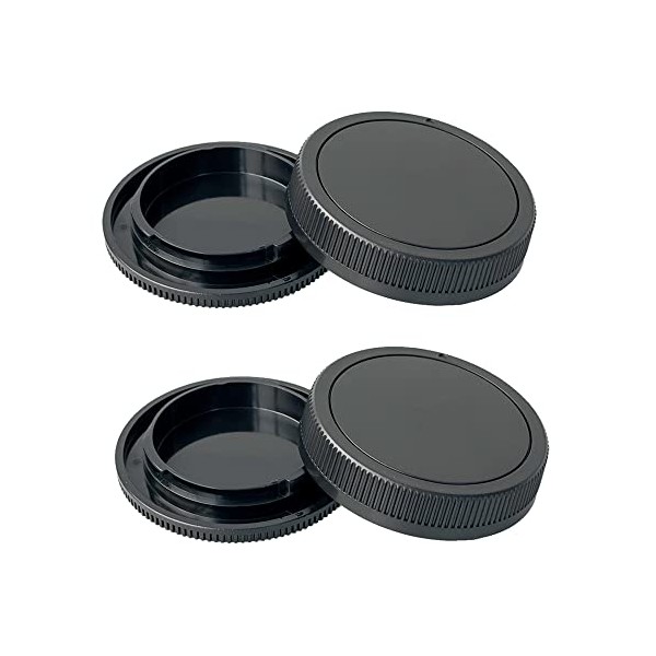 Camera Body Cap & Rear Lens Cover for Compatible for