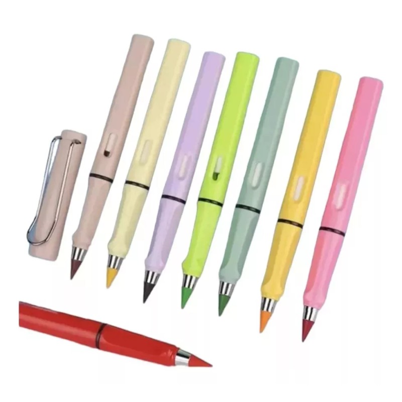 RIVERSOFY 50 Lápices Infinito Mágico Con Punta De Colores