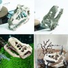 Charmoon Aquarium Object Dinosaur Fossil Bone Cave Shelter Ornament Figurine