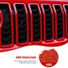 JeCar Front Grille Inserts/Headlight Trim Covers Decoration Kit Compatible with