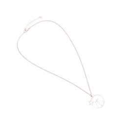 SAFIGLE Elegant Cat Necklace Pendant Silver Hollow-out Chain for Parties for Loved Ones