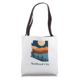 Bullhead City Arizona Desert Style Boho Landscape Tote Bag