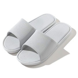 Josepha Lorraine Women's Slippers, Room Shoes, Set of 2 Pairs, gray