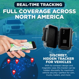 Lightning GPS GL300 Car Tracker Device for Vehicles w/Magnetic Case – Hidden GPS Tracker for Fleet Security, Long Range Vehicle Tracking, Discreet, Ideal for Cars and Trailers, Subscription Required