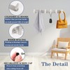 Vanloory Coat Hook Rack, Wall Mounted Coat Rack with 6