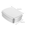 Ciieeo 120 Ml Soap Tin Set Portable Travel Soap Box