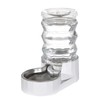 RIZZARI Pet Water Bowl Dispenser: 4L Automatic Stainless Steel Gravity