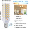 E12 LED Bulb Dimmable 7W Equivalent to 60W Halogen Bulb,
