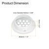 sourcing map 24Pcs Air Vents Circular Flat Soffit Vent 25mm/1"
